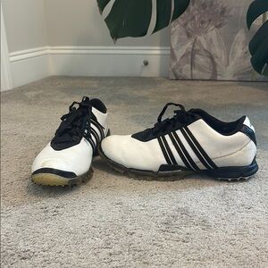 Women's Adidas White and Black Shoes